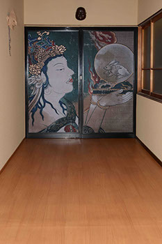 Entrance to the guest room