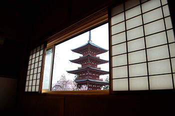 View from the window (Five-Storied Pagoda)