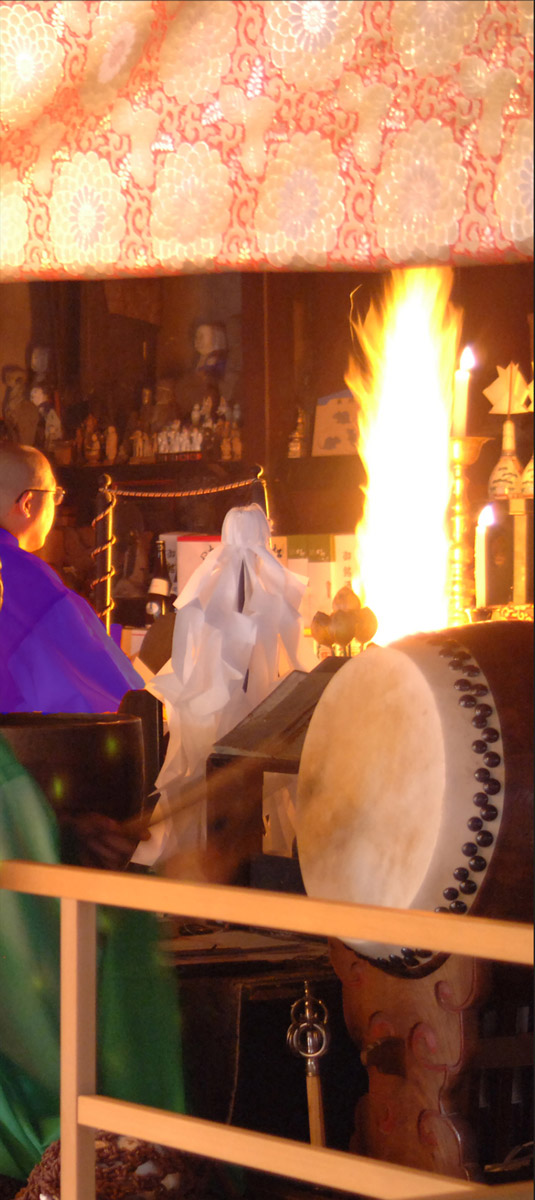 胎内奉納式於最勝院護摩堂